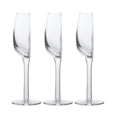 European-style Creative Glass Household Champagne Semicircle Cup