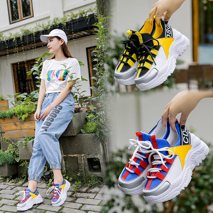 Breathable fashion sneakers