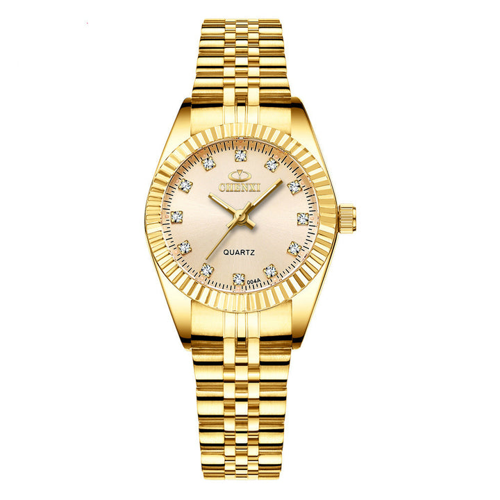 Golden couple watch men