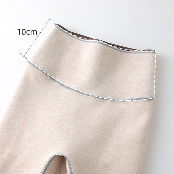 High Waist Cashmere Leggings Winter Warm Solid Plush Pants Fashion Slim Trousers Women Clothing