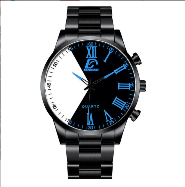 Stainless Steel Watch Men Casual Fashion