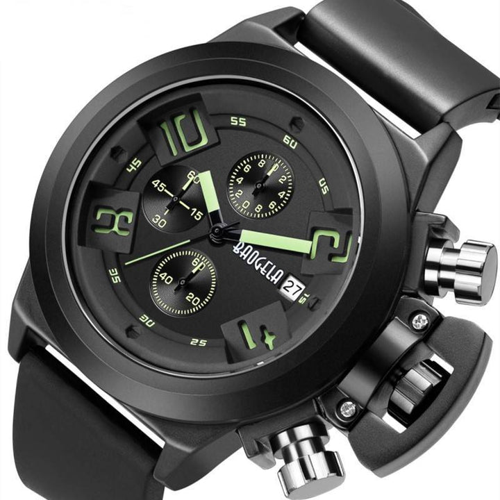 Multifunctional waterproof quartz watch for men