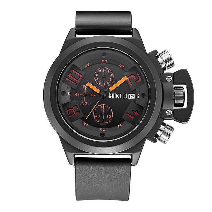 Multifunctional waterproof quartz watch for men