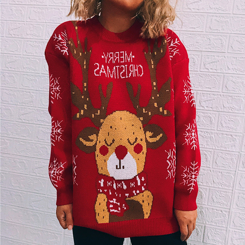 Women's Fashion Christmas Theme Sweater