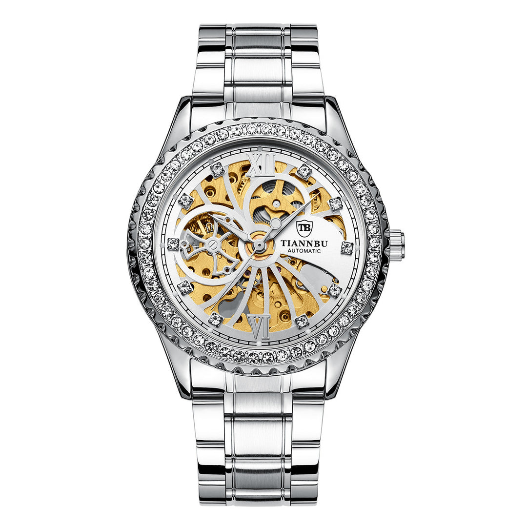 Diamond Automatic Mechanical Watch Men