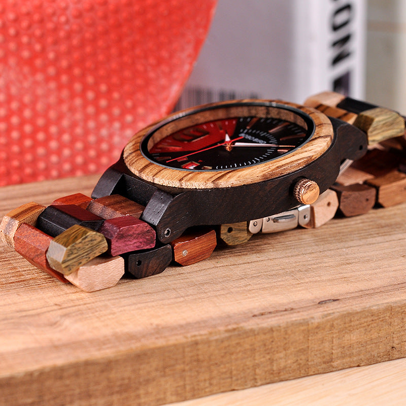 Wooden watch for men