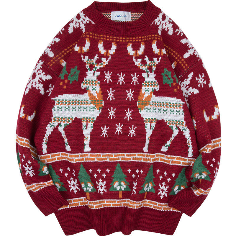 Christmas Sweater Men's Loose Pullover