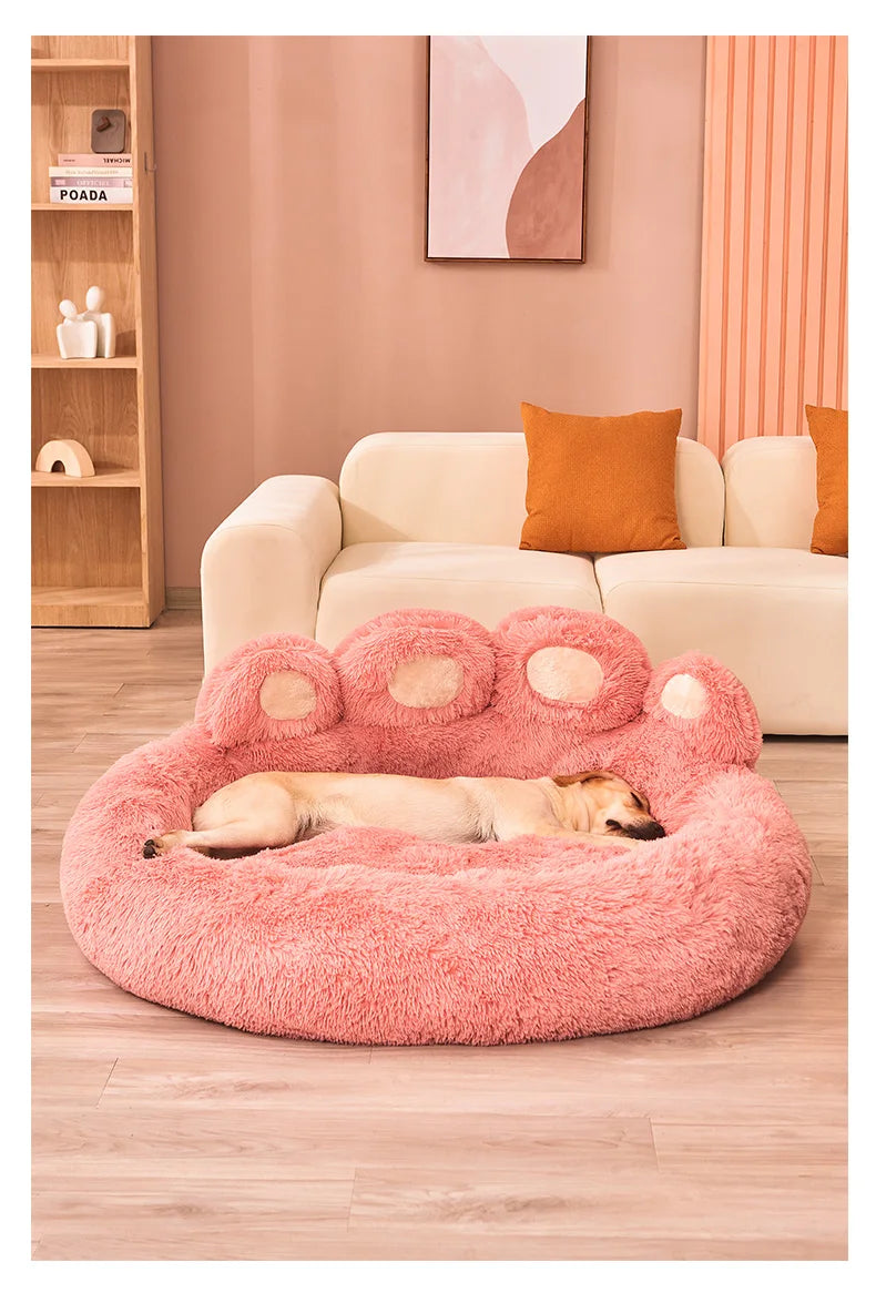 Pet Dog Sofa Beds for Small Dogs Warm Accessories Large Dog Bed Mat Pets Kennel Washable Plush Medium Basket Puppy Cats Supplies