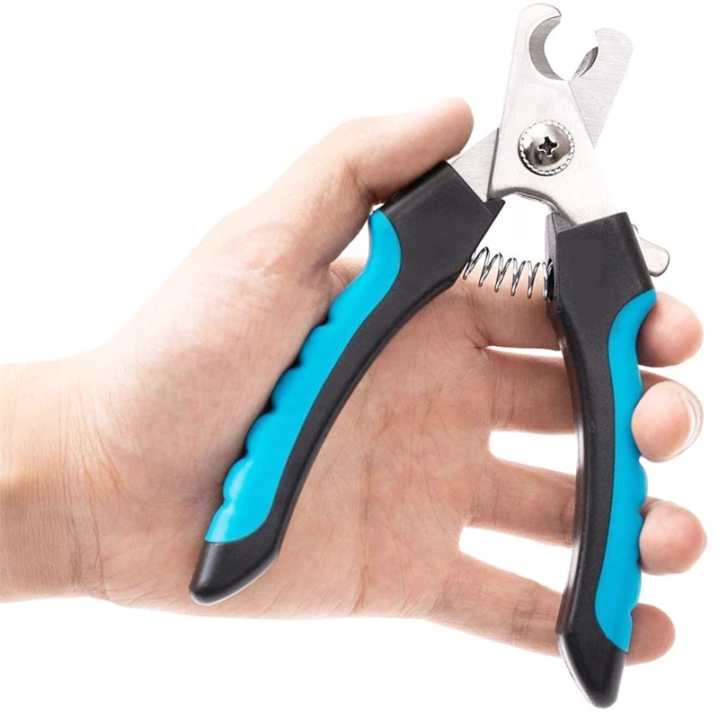 Professional Pet Nail Clipper with Safety Guard  Stainless Steel Scissors Cat Dog for Claw Care Grooming Supplies Size Fits