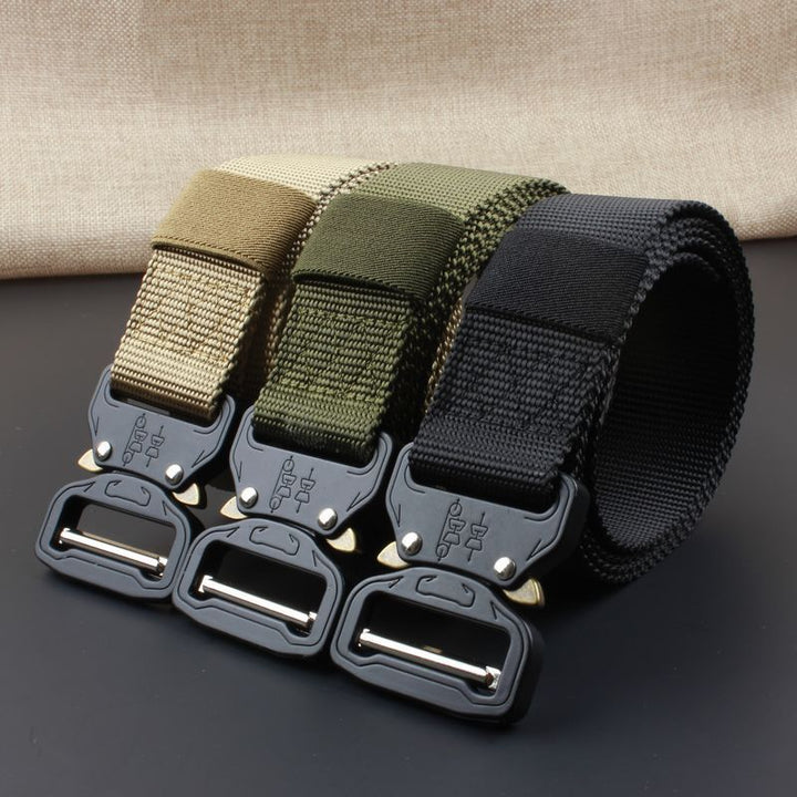 Cobra Nylon Belt Men Outdoor Quick Release Alloy Buckle