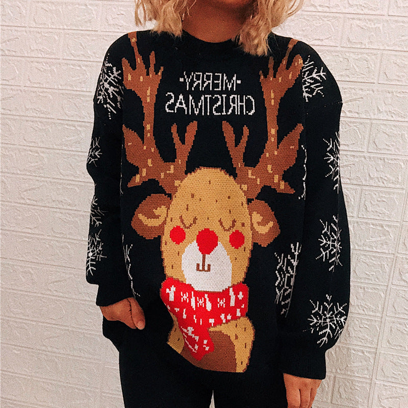 Women's Fashion Christmas Theme Sweater