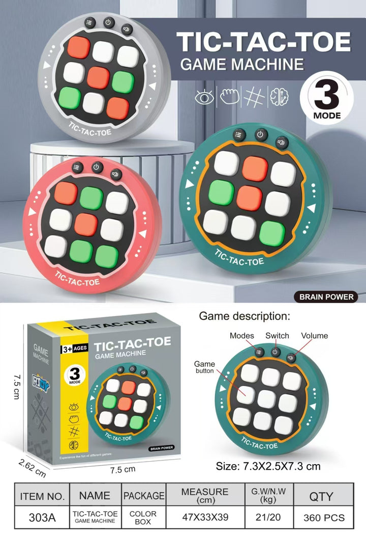 Three-in-one Tictactoe Children's Thinking Training Interactive Game Toy