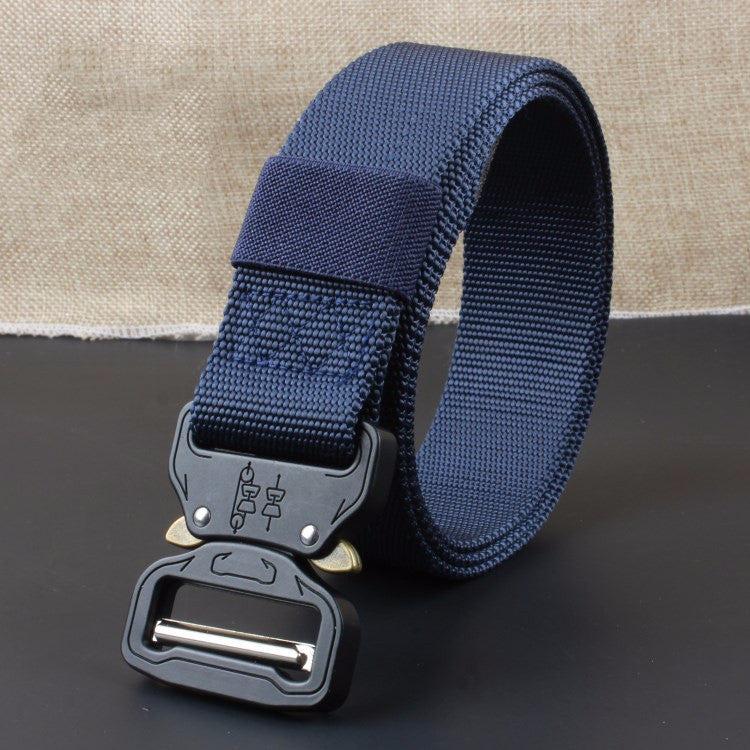 Cobra Nylon Belt Men Outdoor Quick Release Alloy Buckle