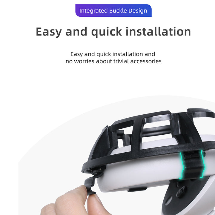 Smart VR Glasses Quick Release Handle Anti-collision Protection Ring