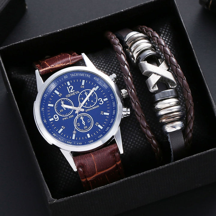 Watch Men 3pcs Blue Light Glass