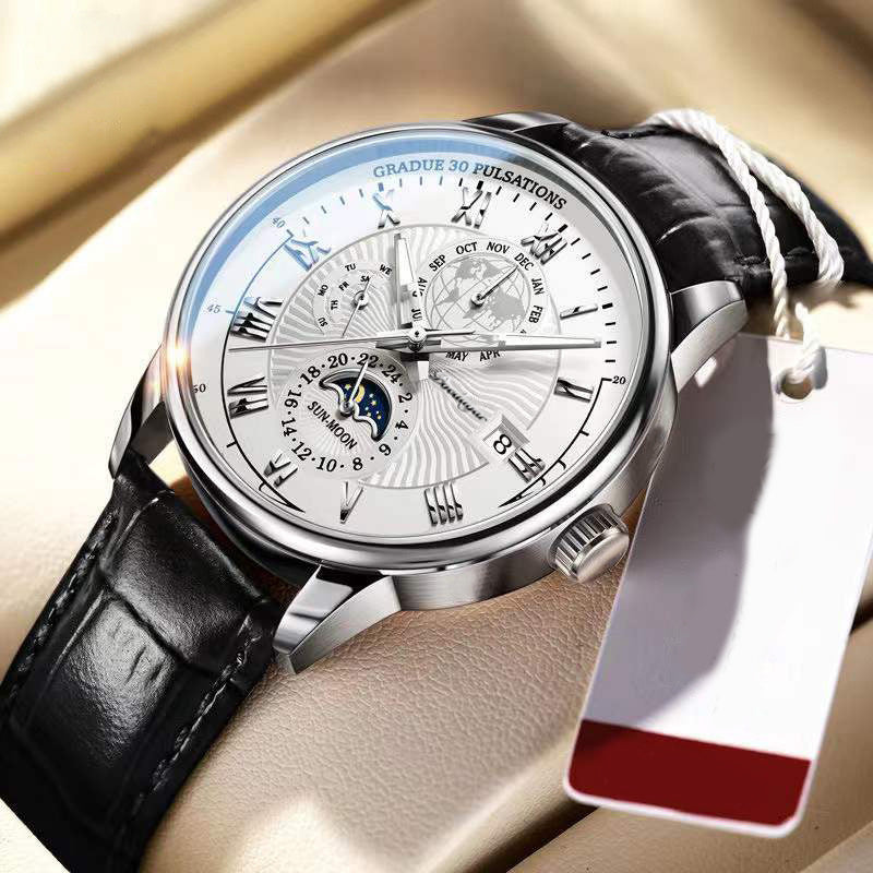 Fashion Personality Business Belt Watch Men