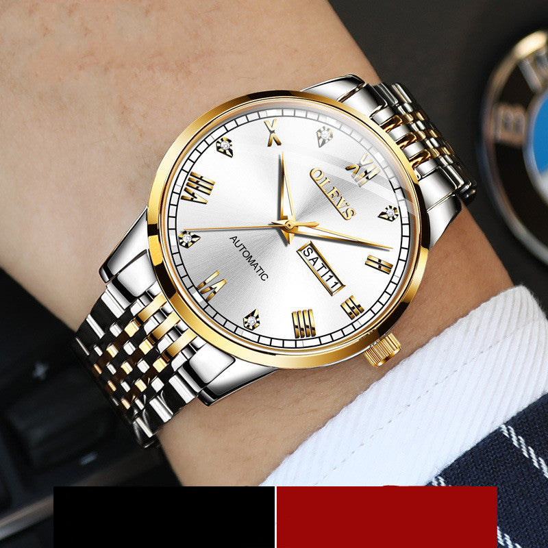 Men Fashion Automatic Mechanical Watch Waterproof